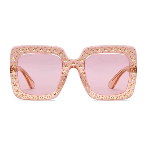 occhiali da sole gucci rosa|Occhiali da sole rosa da donna Gucci .